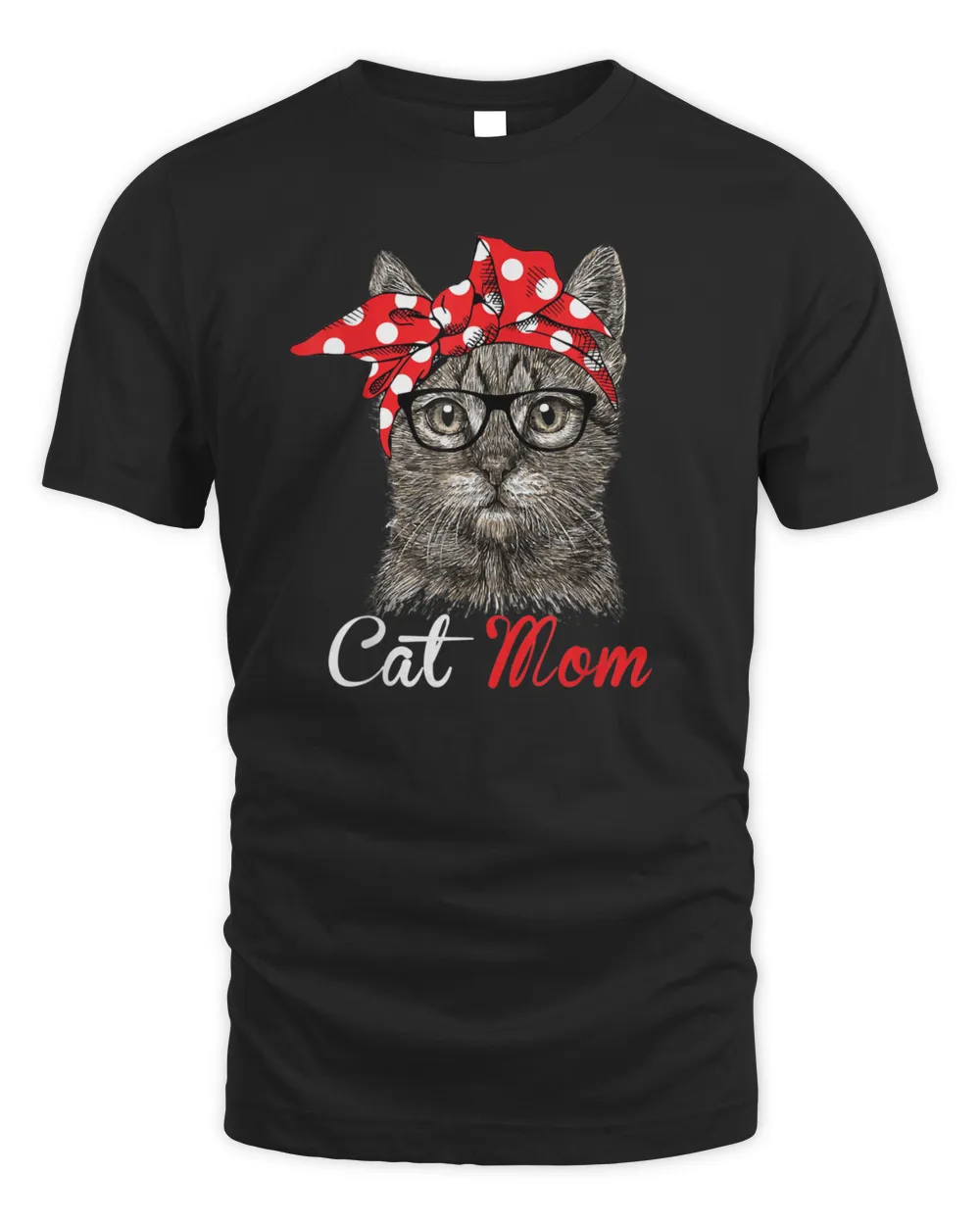 Funny Cat Mom Shirt for Cat Lovers-Mothers Day Gift Unisex Standard T-Shirt black s