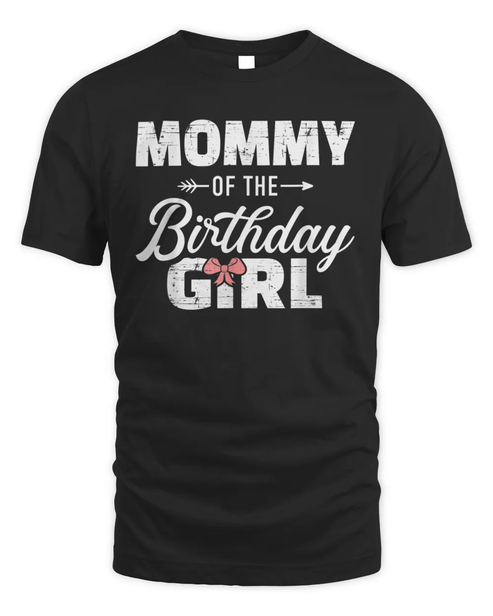 Mommy of the birthday daughter girl matching family for mom T-Shirt Unisex Standard T-Shirt black s