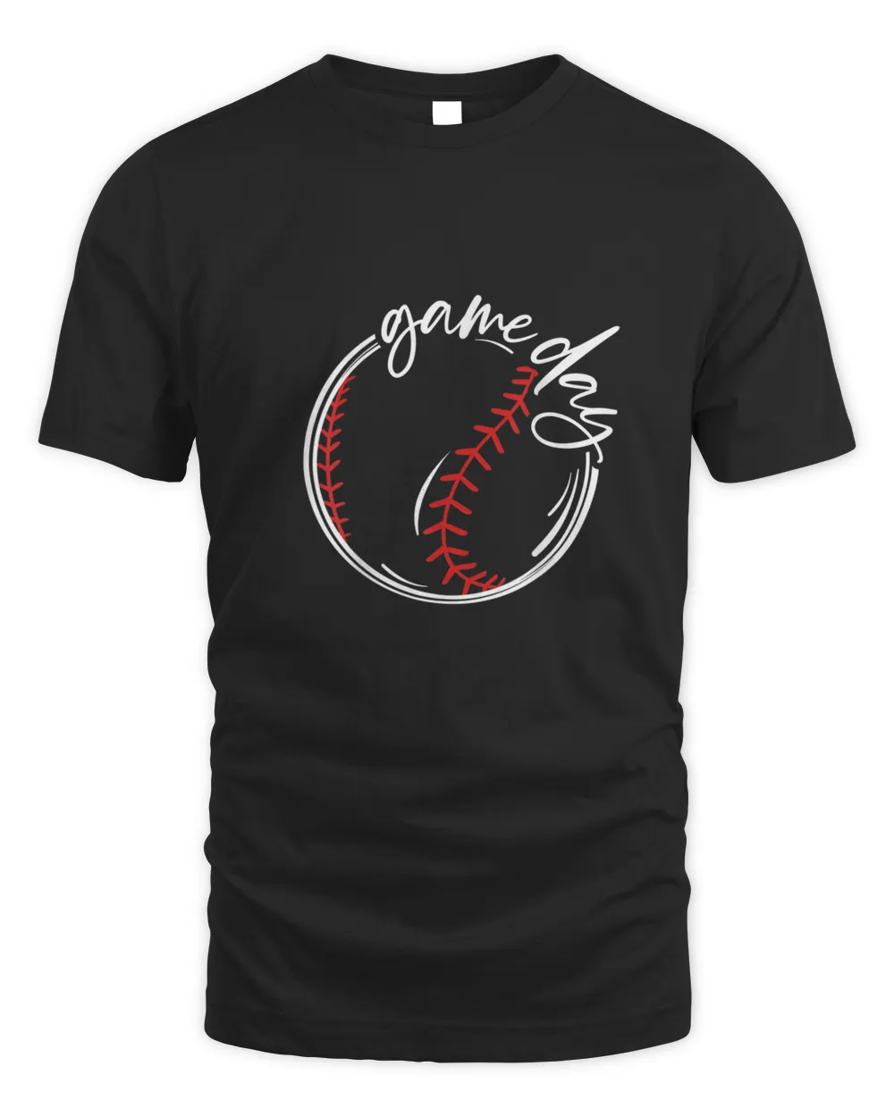 Softball Mom Baseball Mom Game Day Womens Mothers Day 2023 T-Shirt Unisex Standard T-Shirt black s