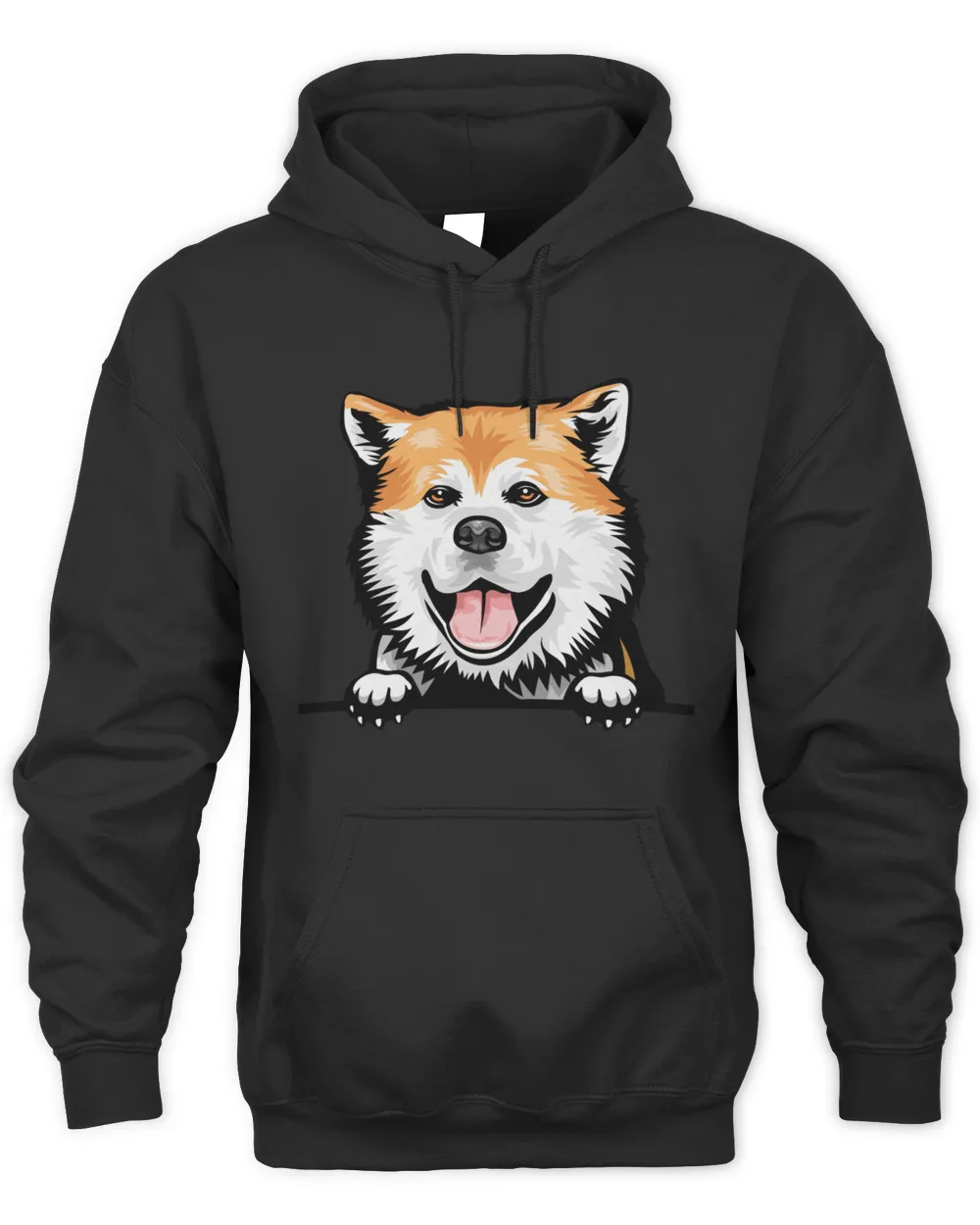 Animal Dog Akita Unisex Hoodie black s