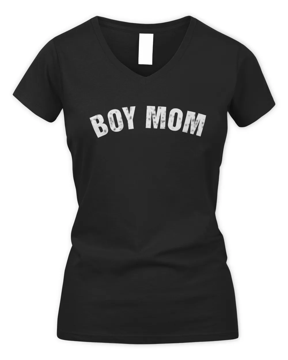 Boy mom shirt Women's V-Neck T-Shirt black s