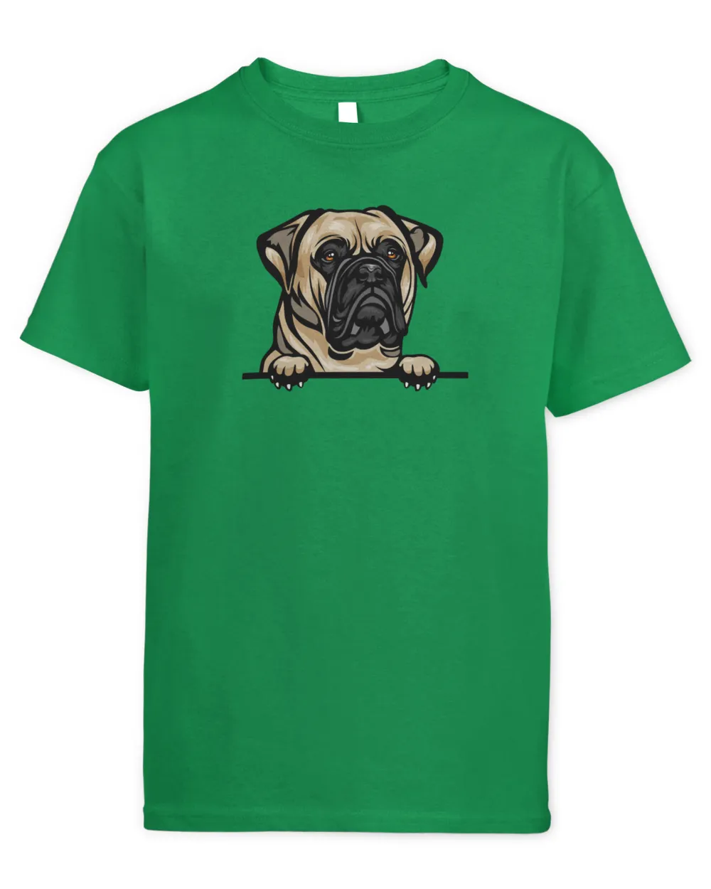 Animal Dog Bull Mastiff Shirt Kids Standard T-Shirt irish-green xs