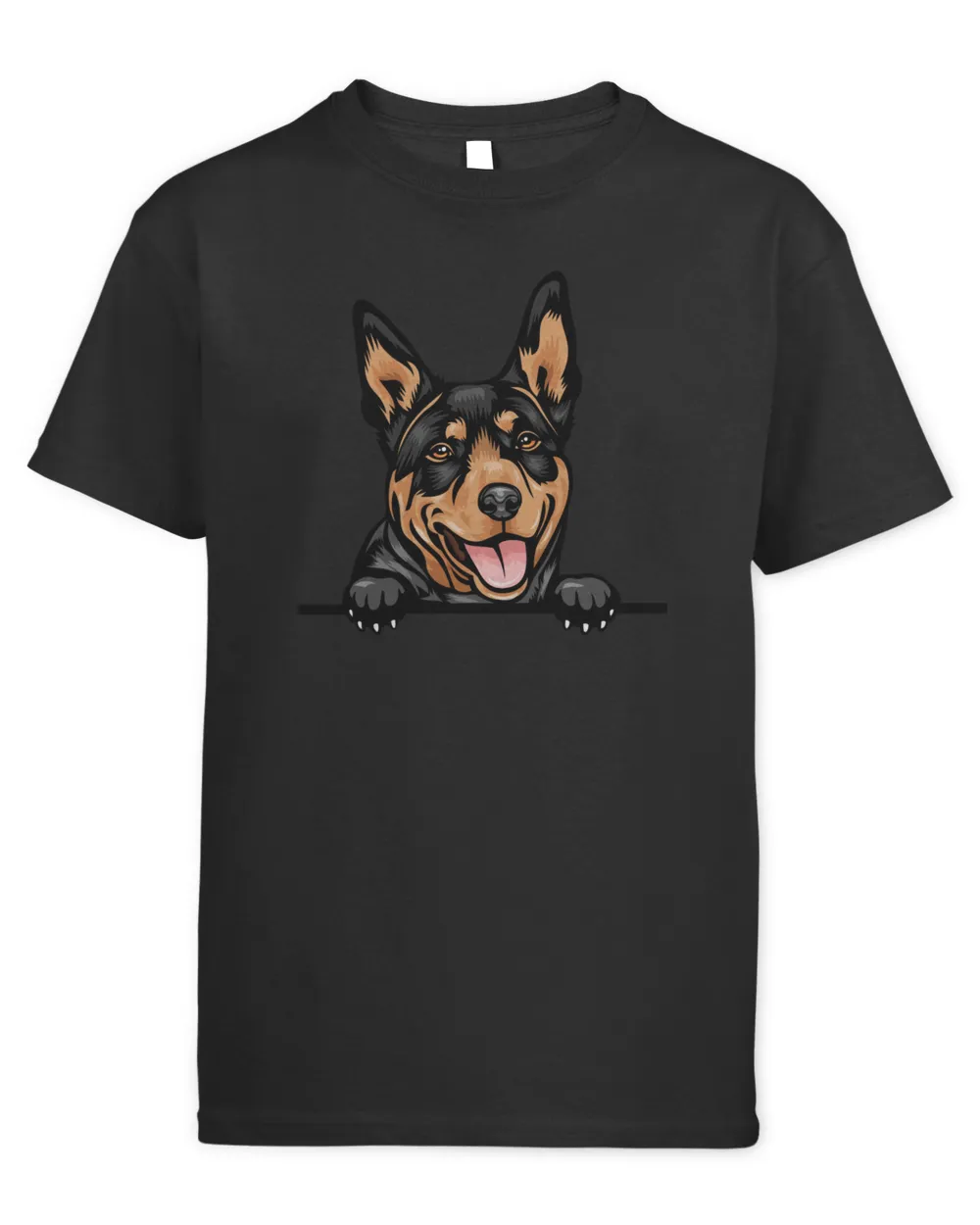 Animal Dog Australian Kelpie Kids Standard T-Shirt black xs