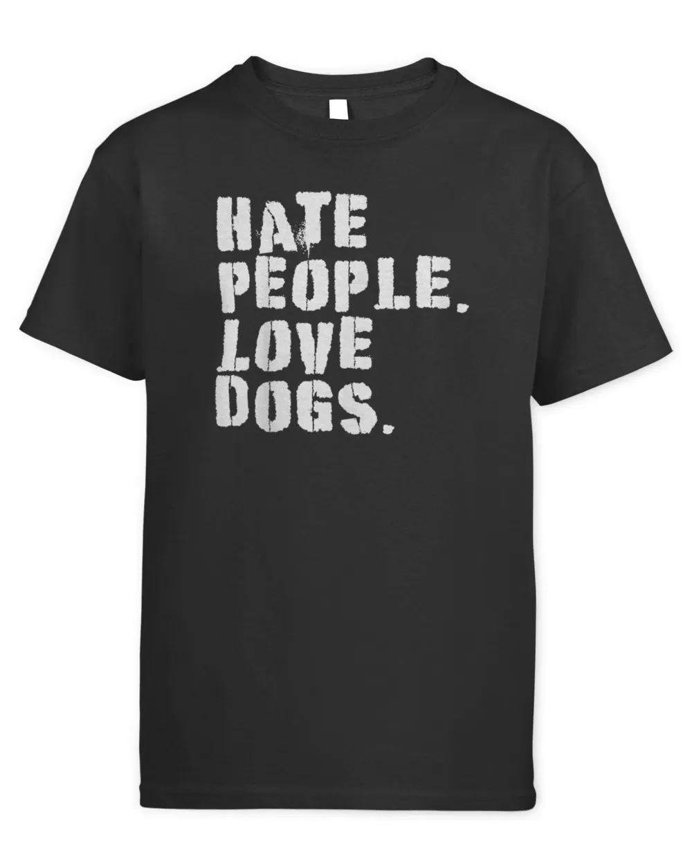 Funny Hate People. Love Dogs - Dog Owners T-Shirt Kids Standard T-Shirt black xs
