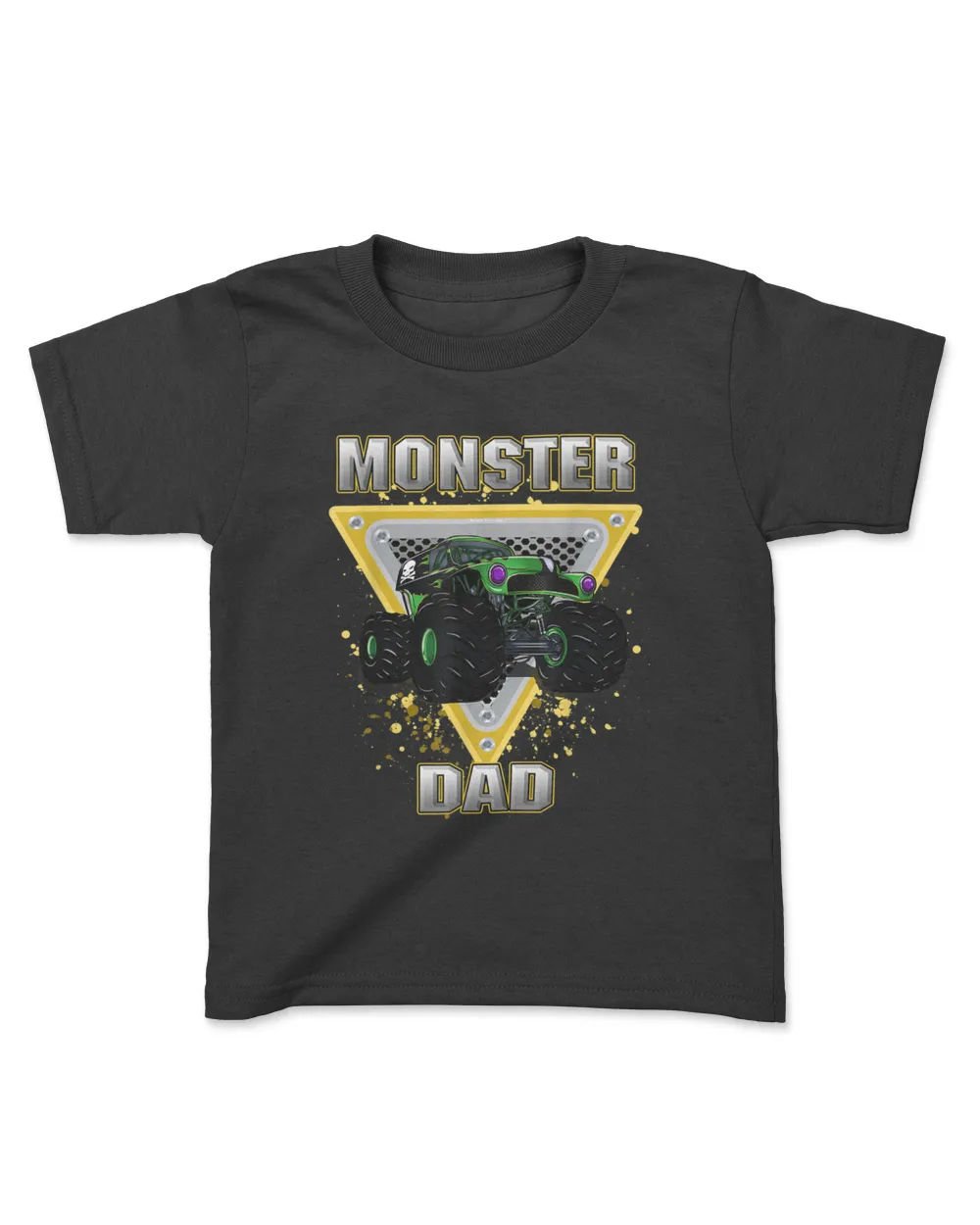Monster Truck Dad T-Shirt Kids Standard T-Shirt black xs