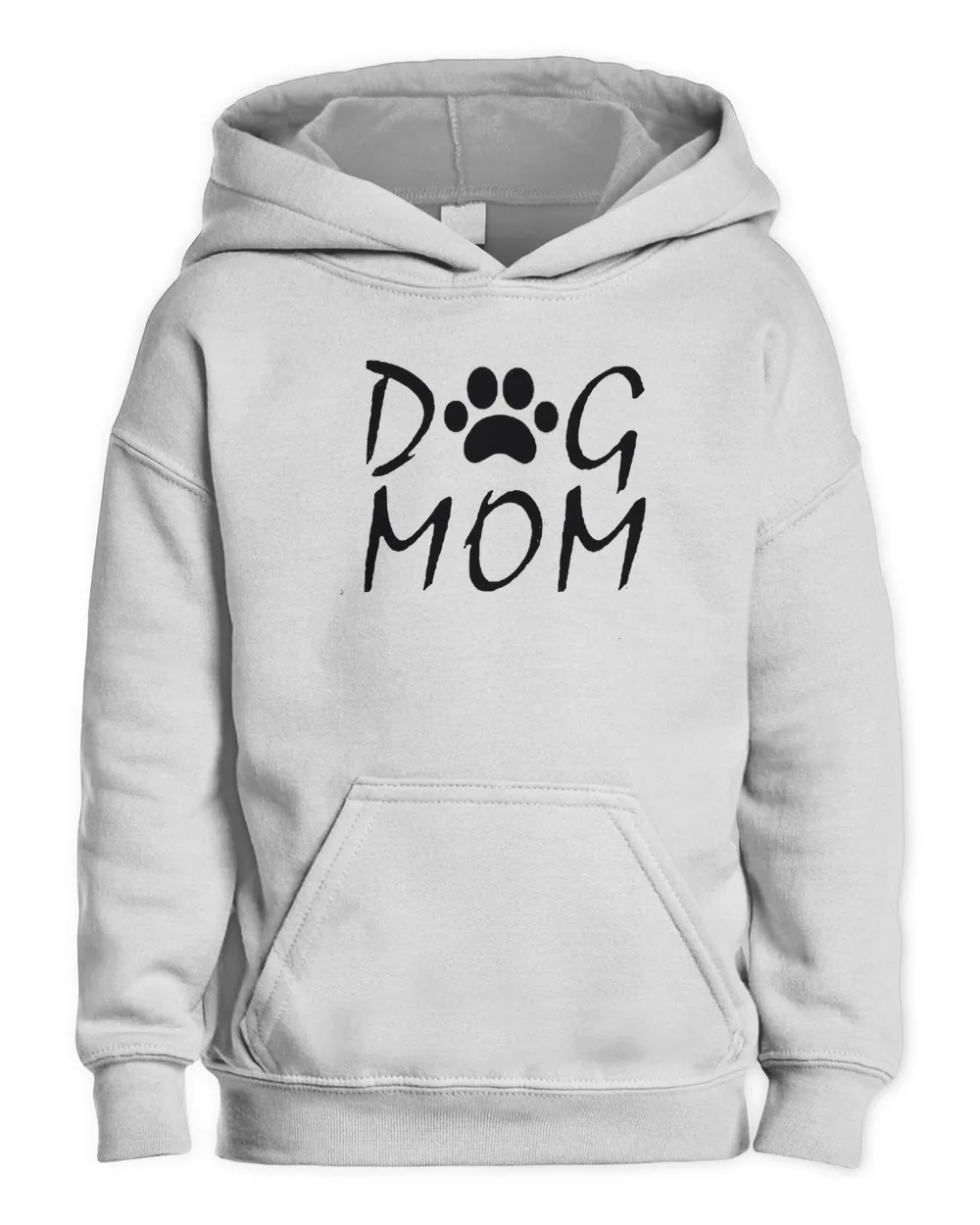 dog mom sweatshirts Kids Pullover Hoodie white xs