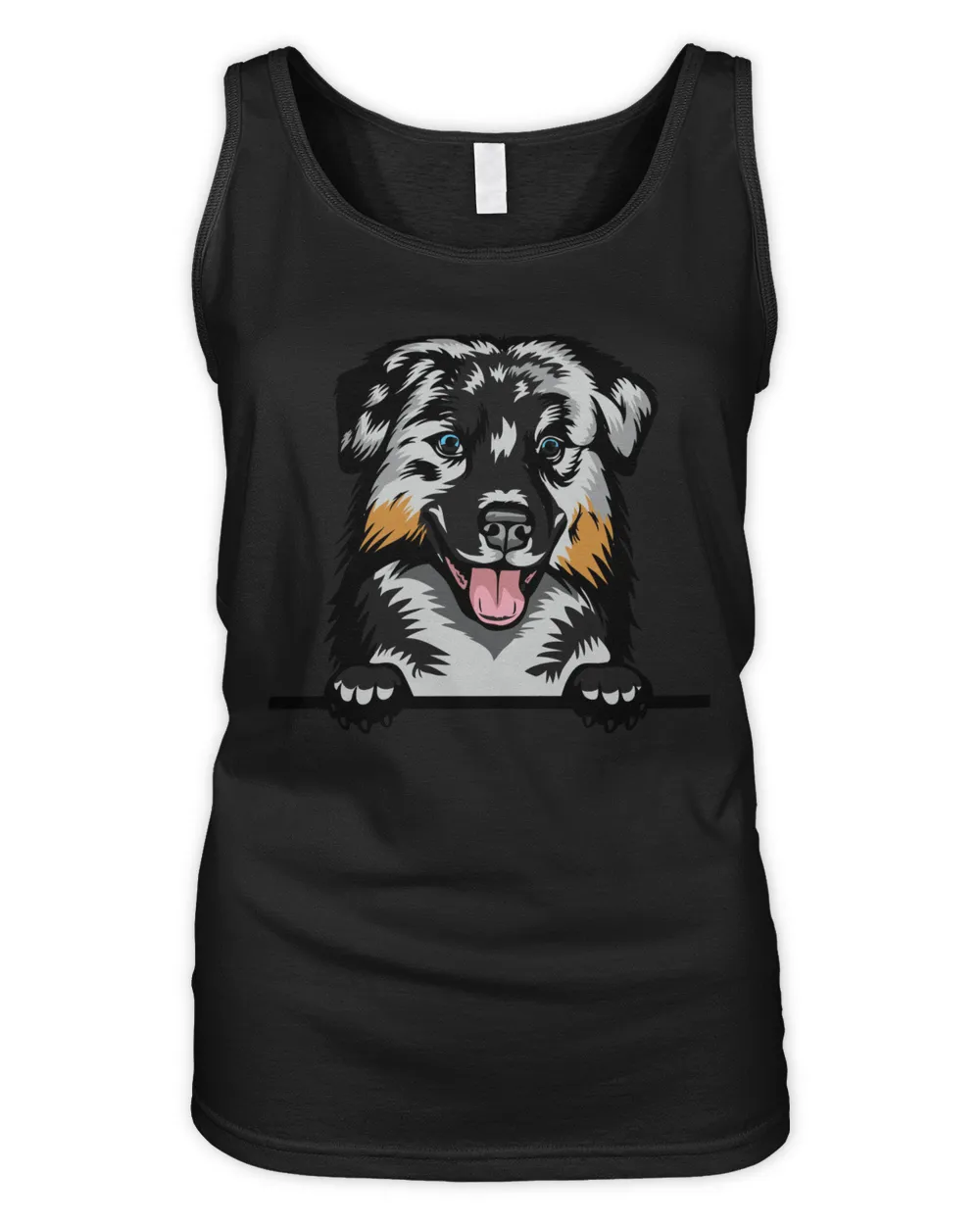 Animal Dog Australian Shepherd Women's Tank Top black s