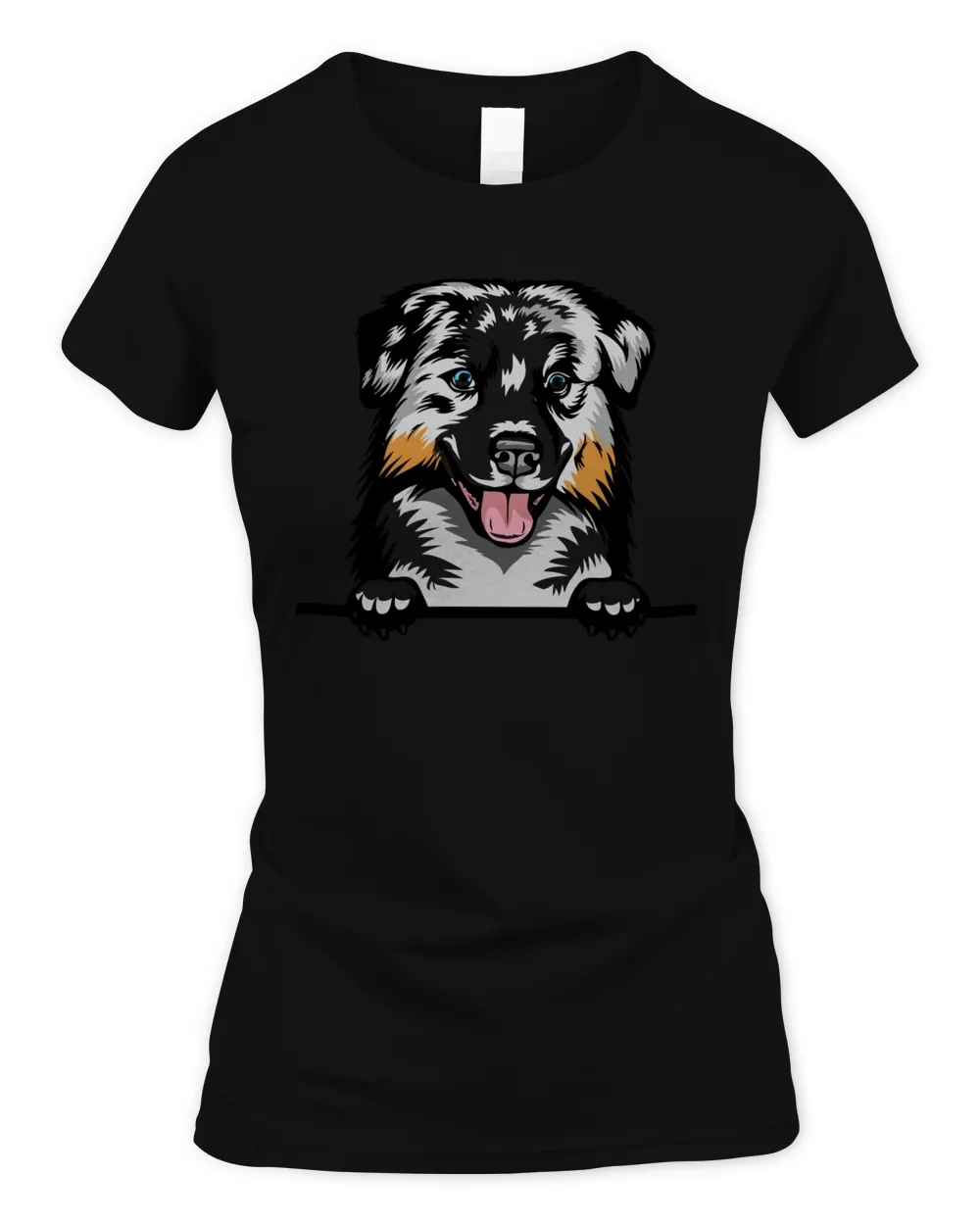 Animal Dog Australian Shepherd Women's Standard T-Shirt black s