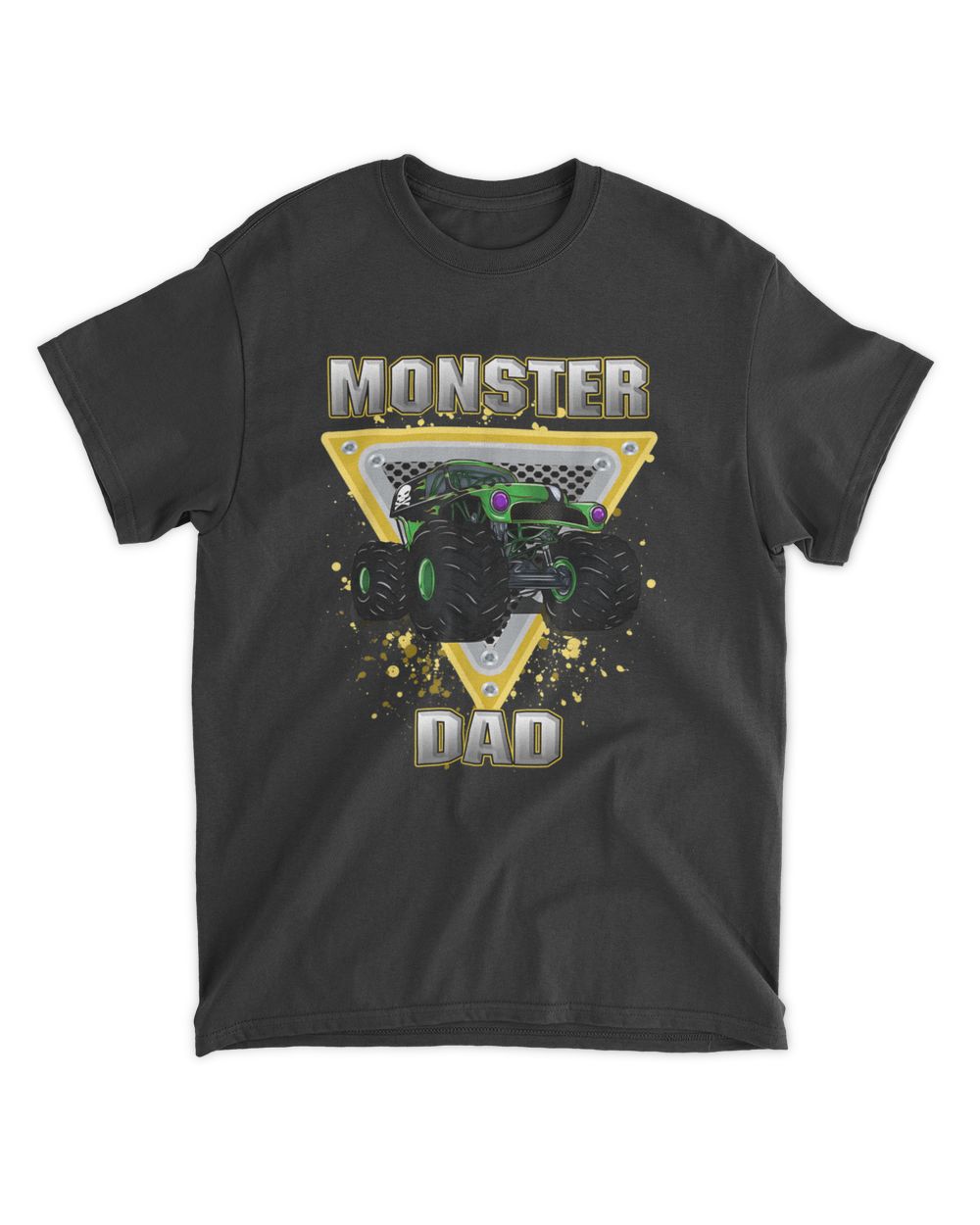 Monster Truck Dad T-Shirt Unisex Standard T-Shirt black s