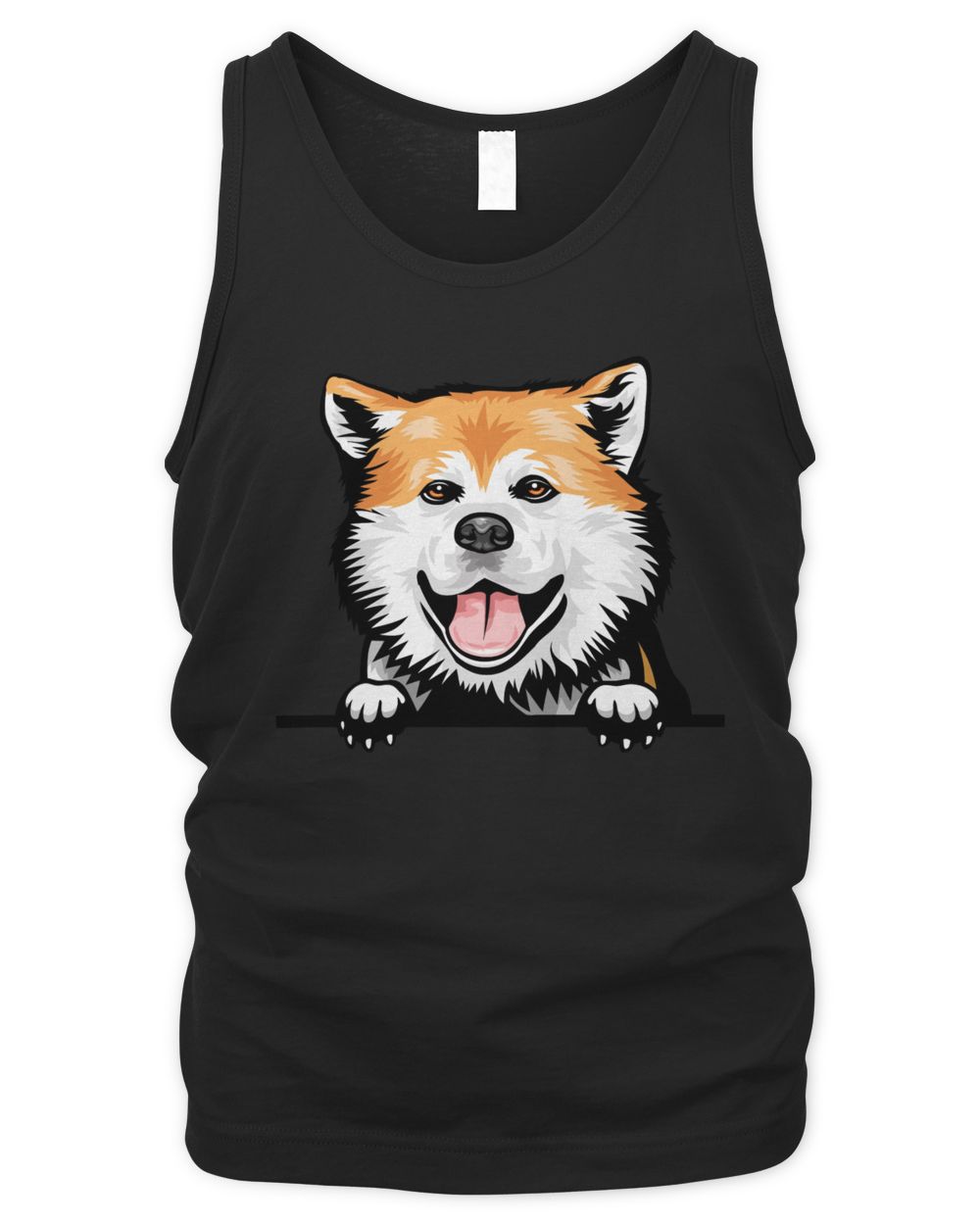 Animal Dog Akita Men's Tank Top black s