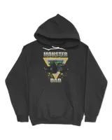 Monster Truck Dad T-Shirt Unisex Hoodie black s