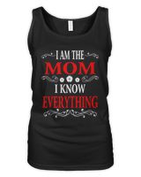 I am the Mom I know everything shirt Women's Tank Top black s